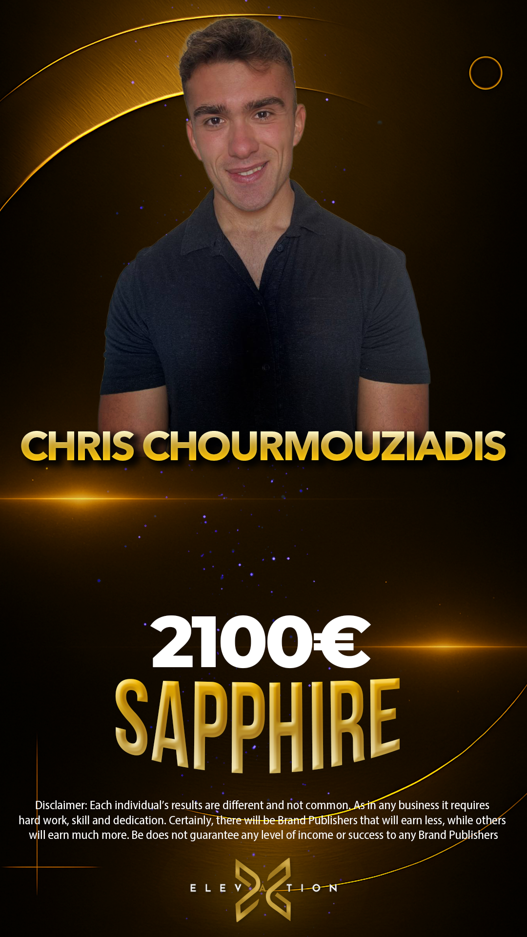 Chris Chourmouziadis - 2100€